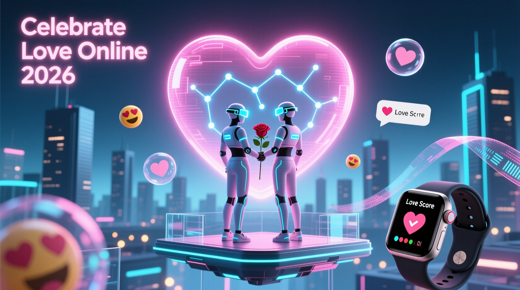 how to celebrate valentines day online