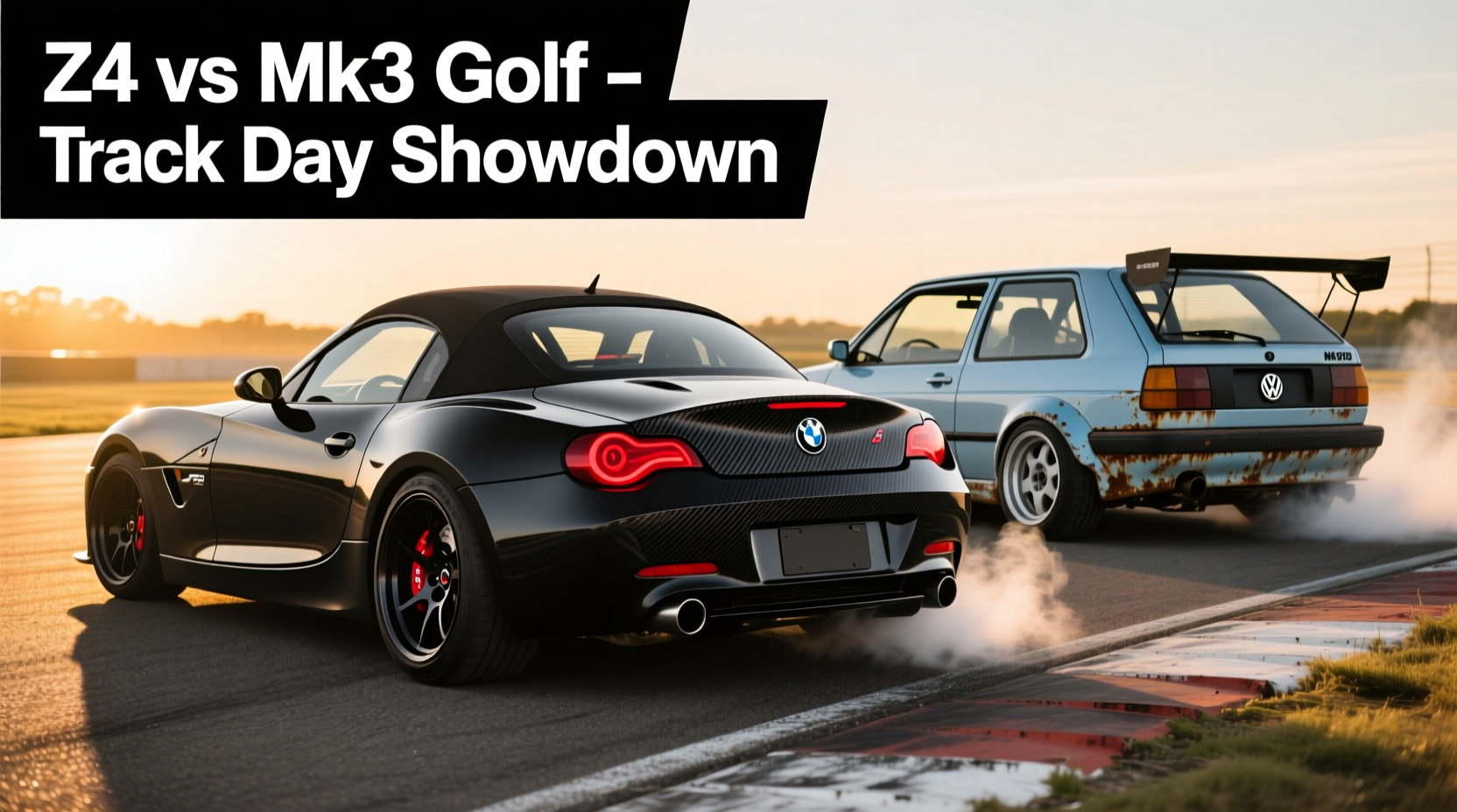 tt mk3 vs z4 track day