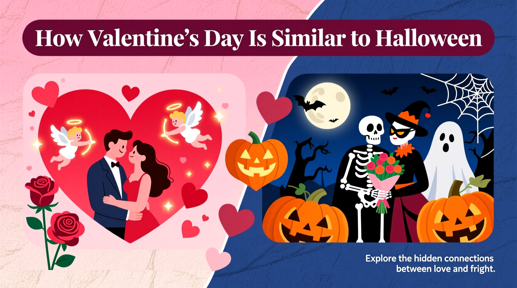 how is valentines day similar to halloween