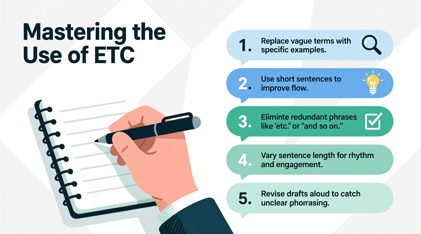 mastering the use of etc practical tips to enhance your writing clarity
