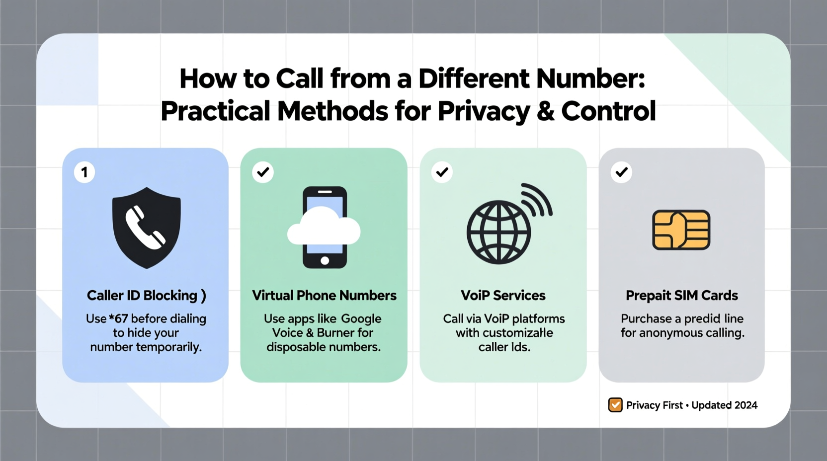 how to call from a different number practical methods to maintain privacy and control your calls