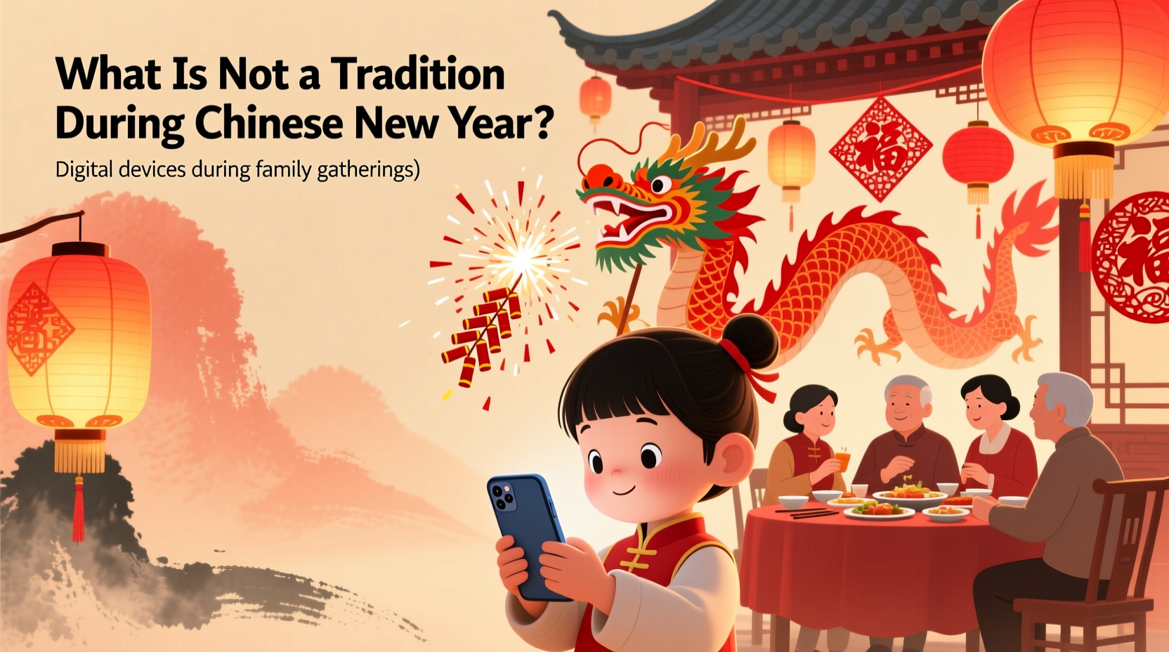 what is not considered a tradition during chinese new year