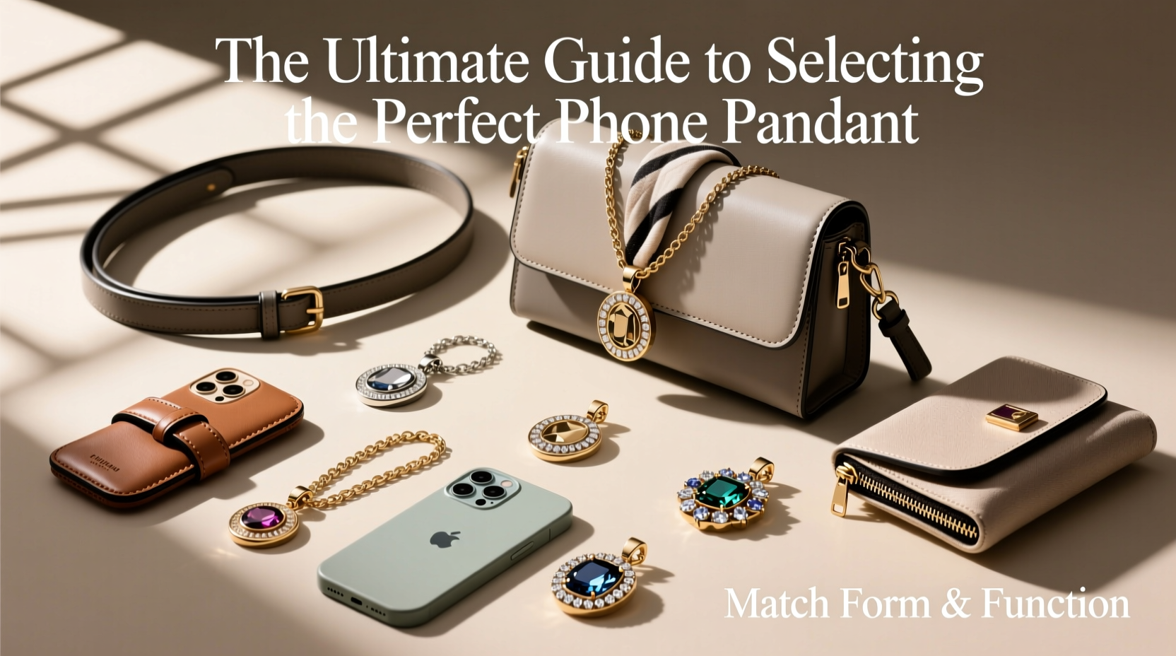 the ultimate guide to selecting the perfect phone pendant for your bag style and function