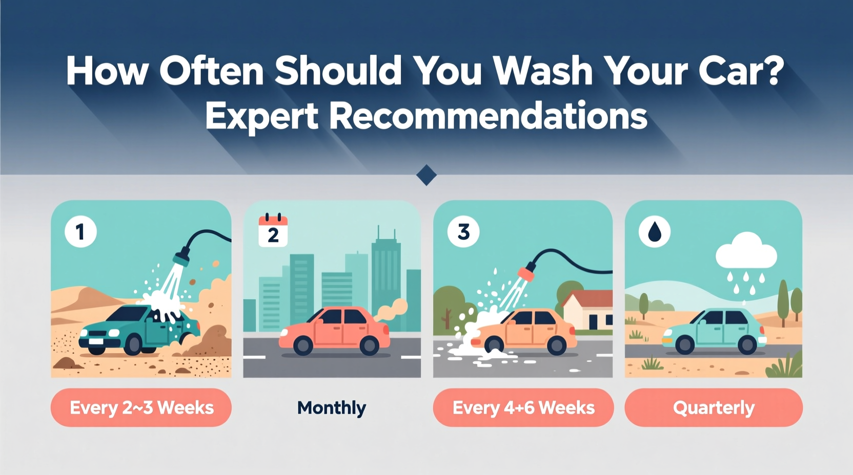 how often should you get your car washed