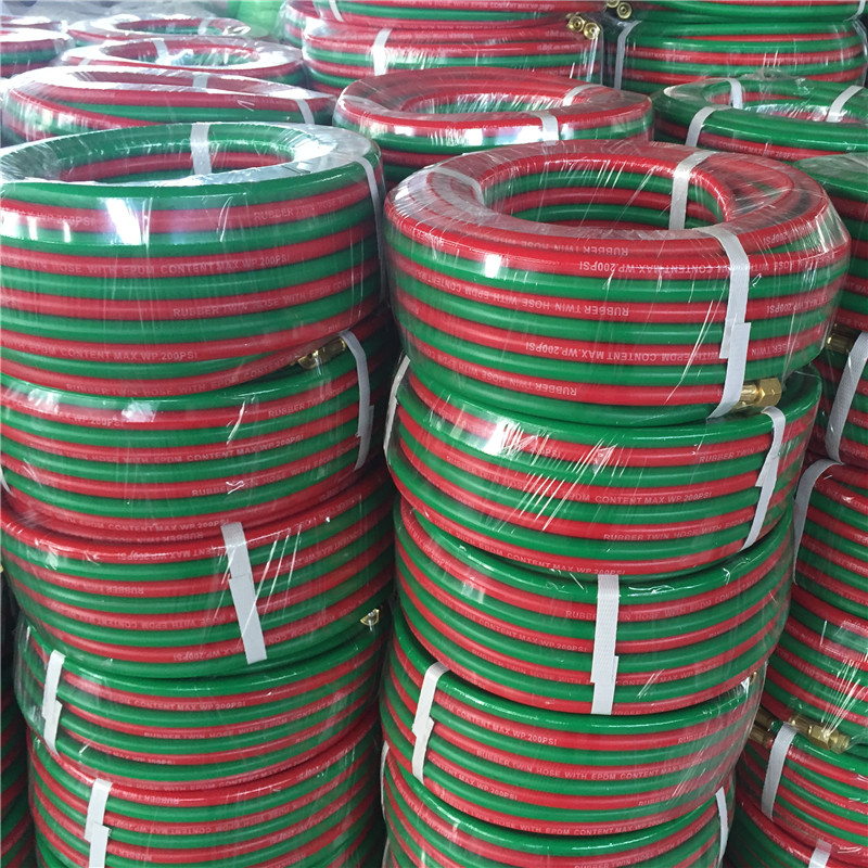 1/4'' X 100FT 300psi Gas Rubber Hose Twin Welding EPDM Natural Gas Flexible Hose