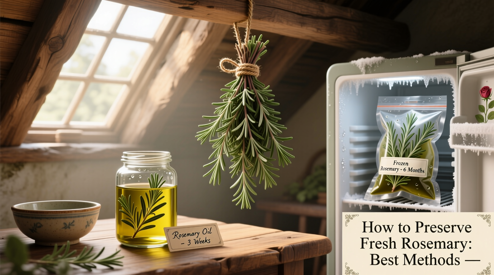 How to Preserve Fresh Rosemary: Best Methods