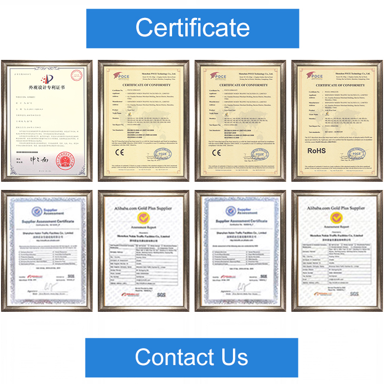 Aluminium Solar Reflective Traffic Signs High Bright Led Traffic Speed Sign