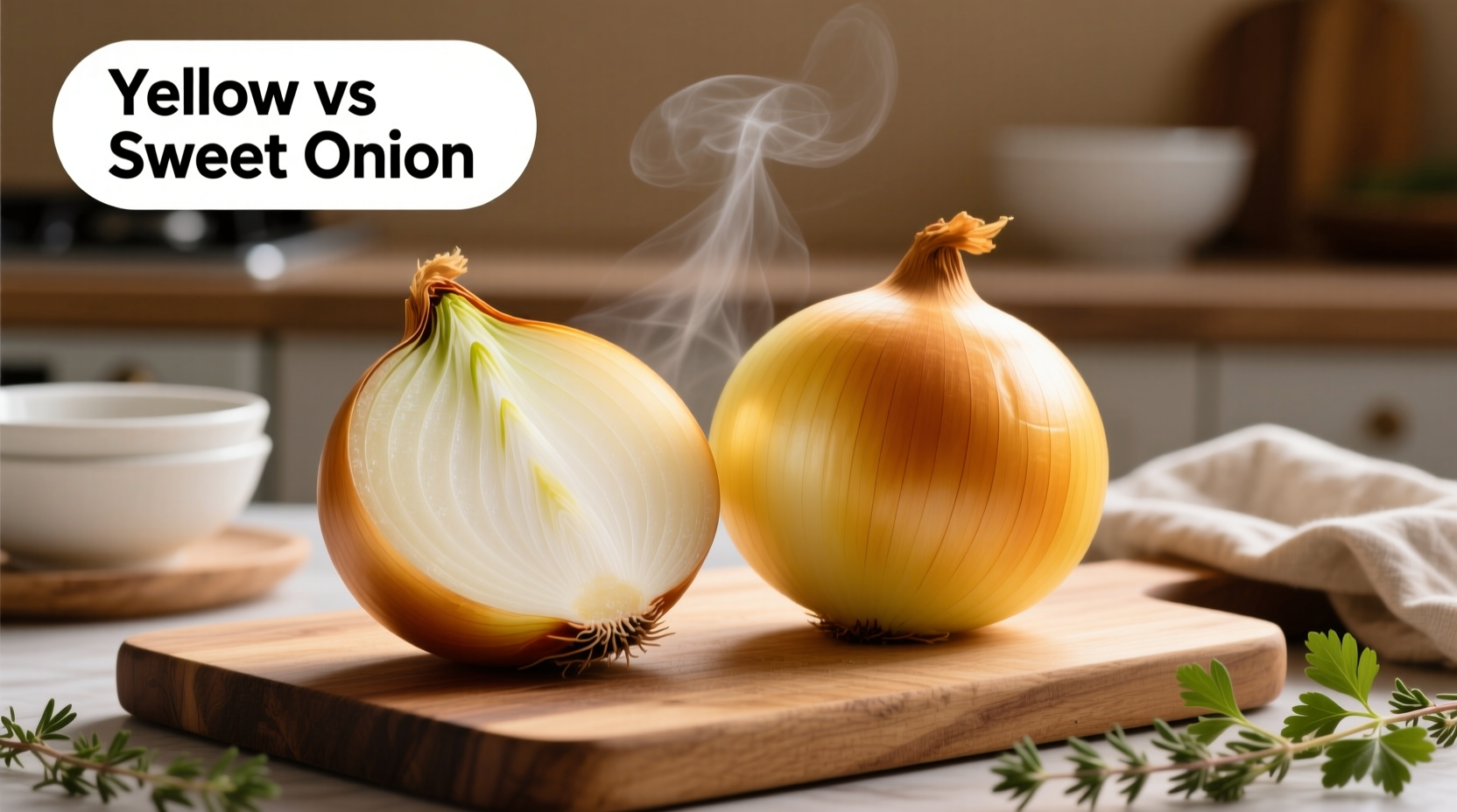 yellow vs sweet onion