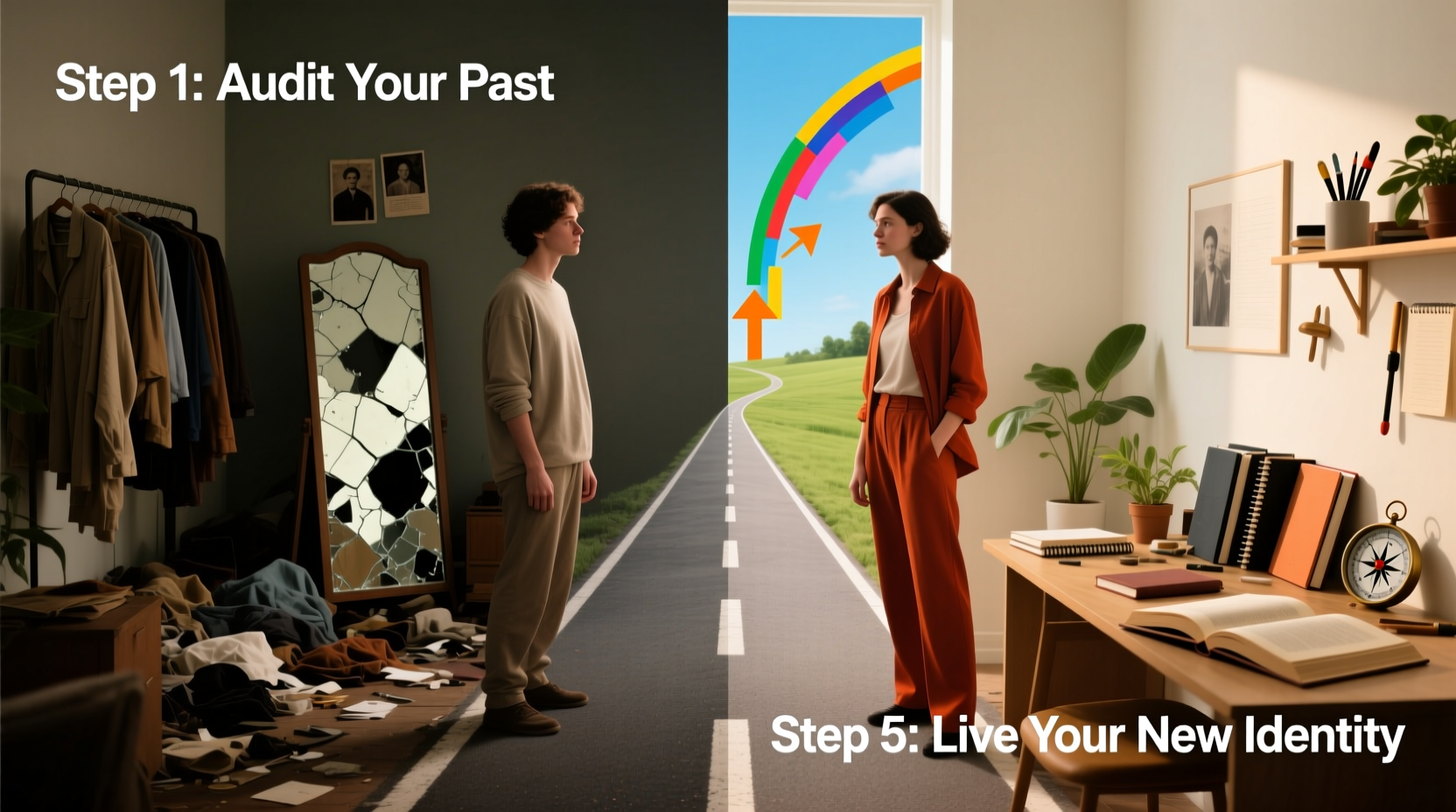 how to transform your identity practical steps to become a new version of yourself