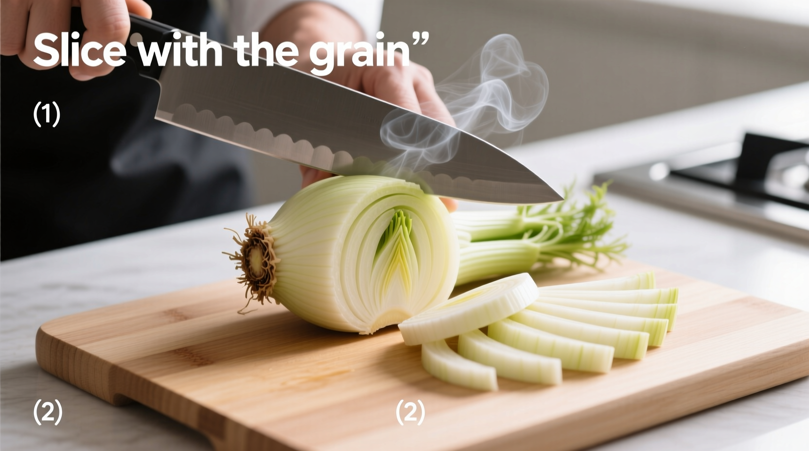 So schneiden Sie Fenchel richtig - Schritt für Schritt