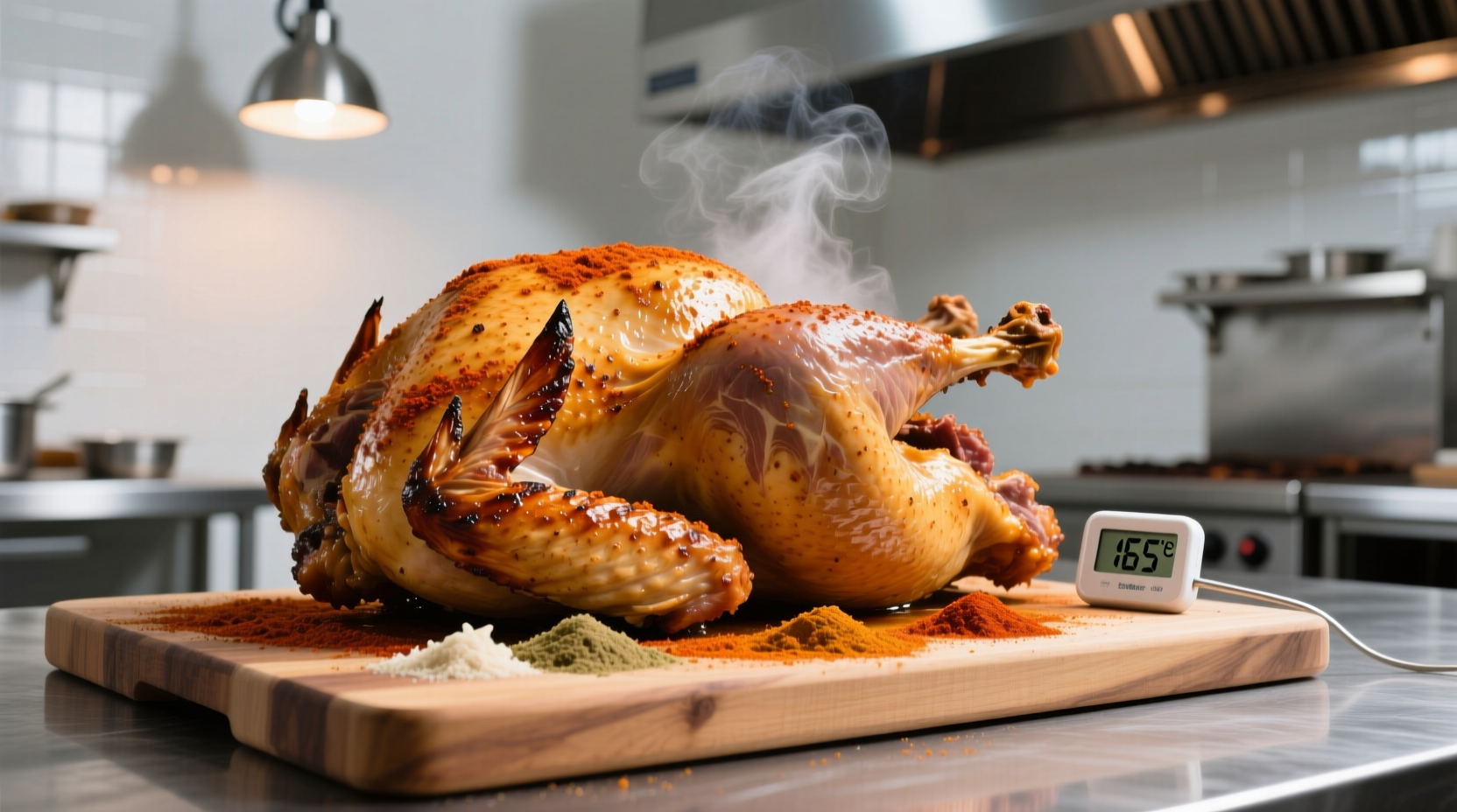 spice rubbed butterflied smoked turkey food lab recipe