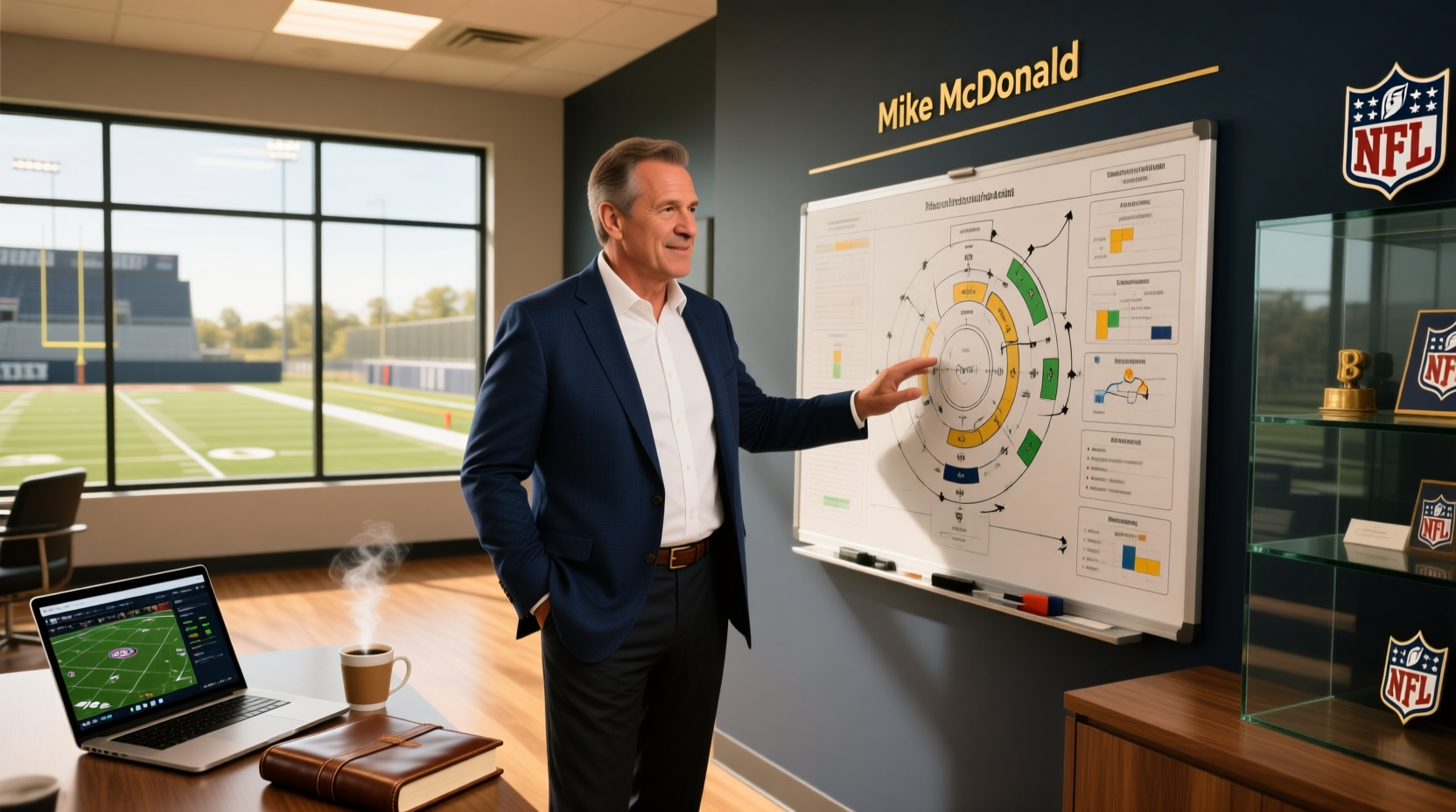 who is mike macdonald nfl coach profile seahawks leadership