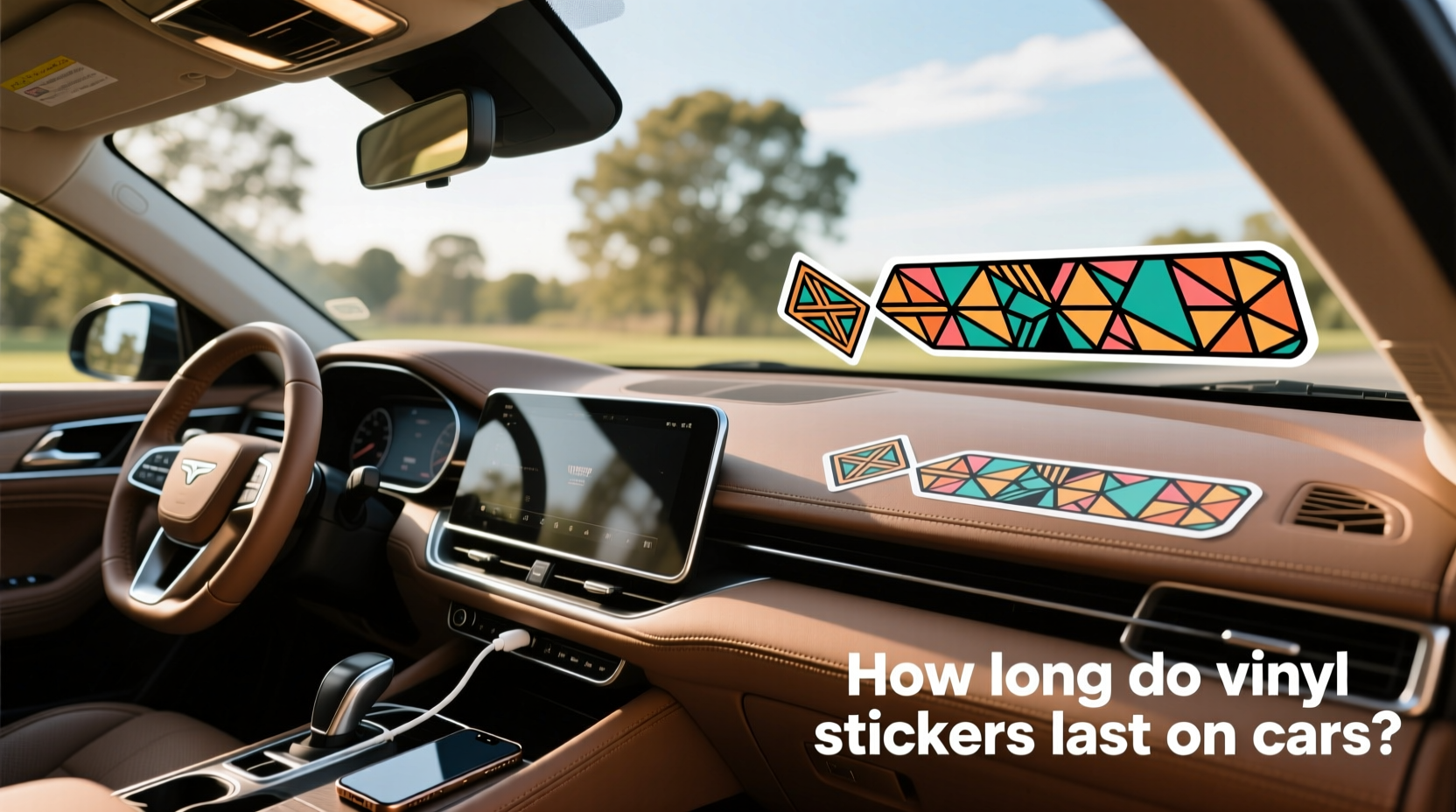 How to choose vinyl stickers for dashboard, How long do vinyl stickers last on cars?