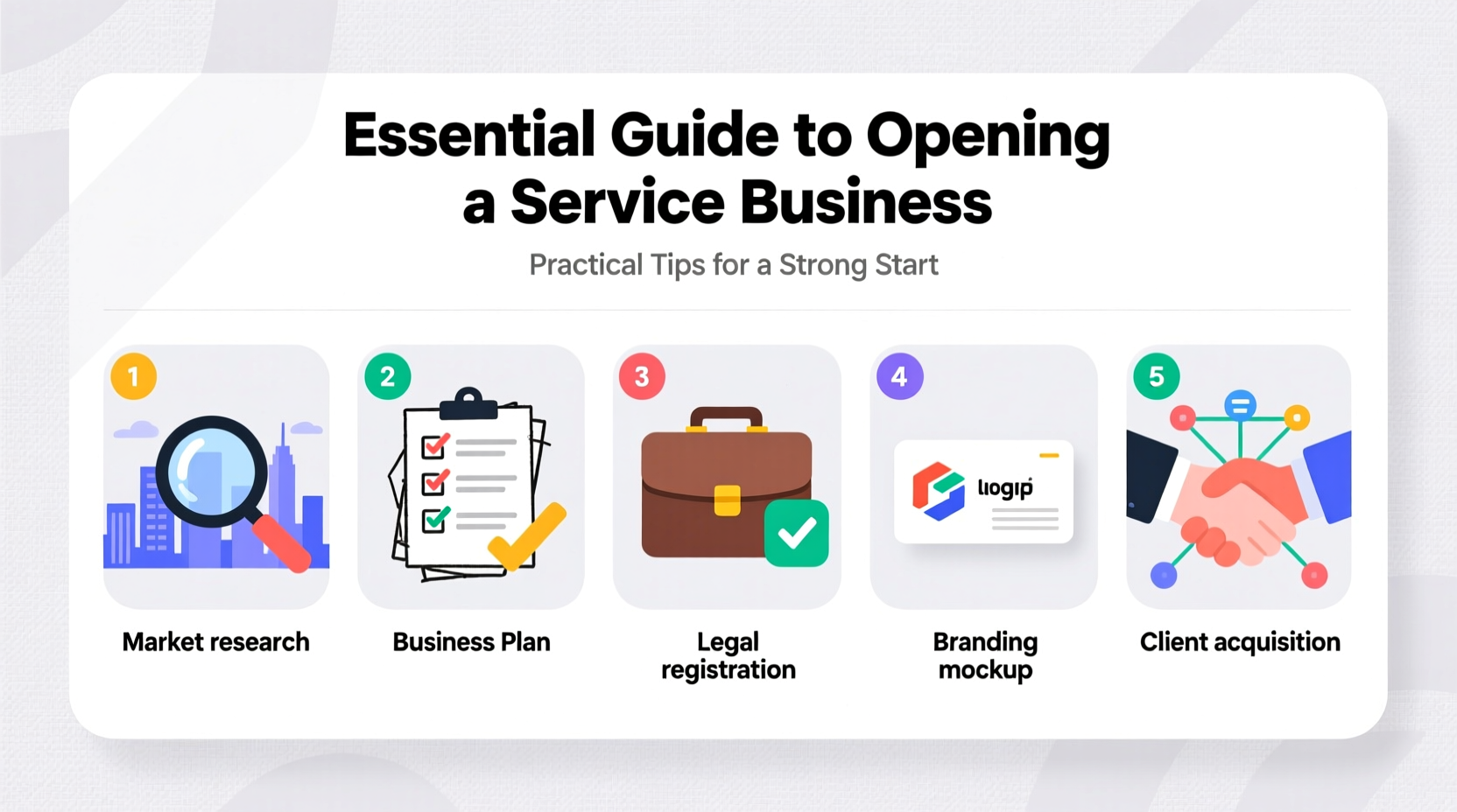 essential guide to opening a service business practical tips for a strong start