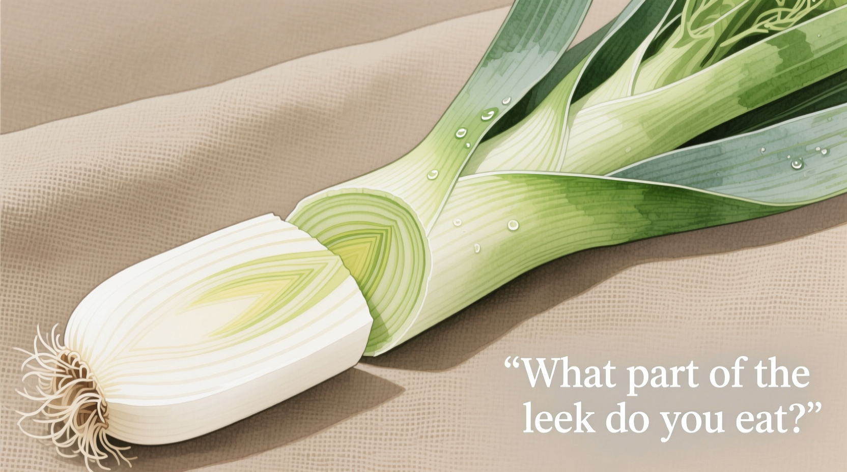 what part of the leek do you eat
