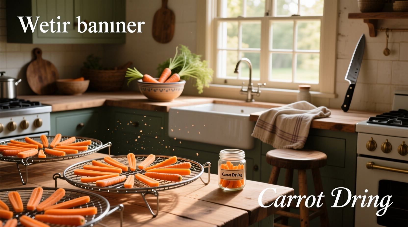 dehydrating carrots at home
