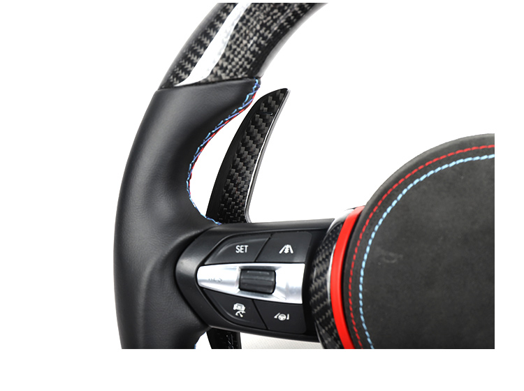 Carbon Fiber Steering Wheel Gear Shifter Paddle For BMW F80 F82 F83 M3 M4 M5 M6 Extension Kit Accessories Olotdi