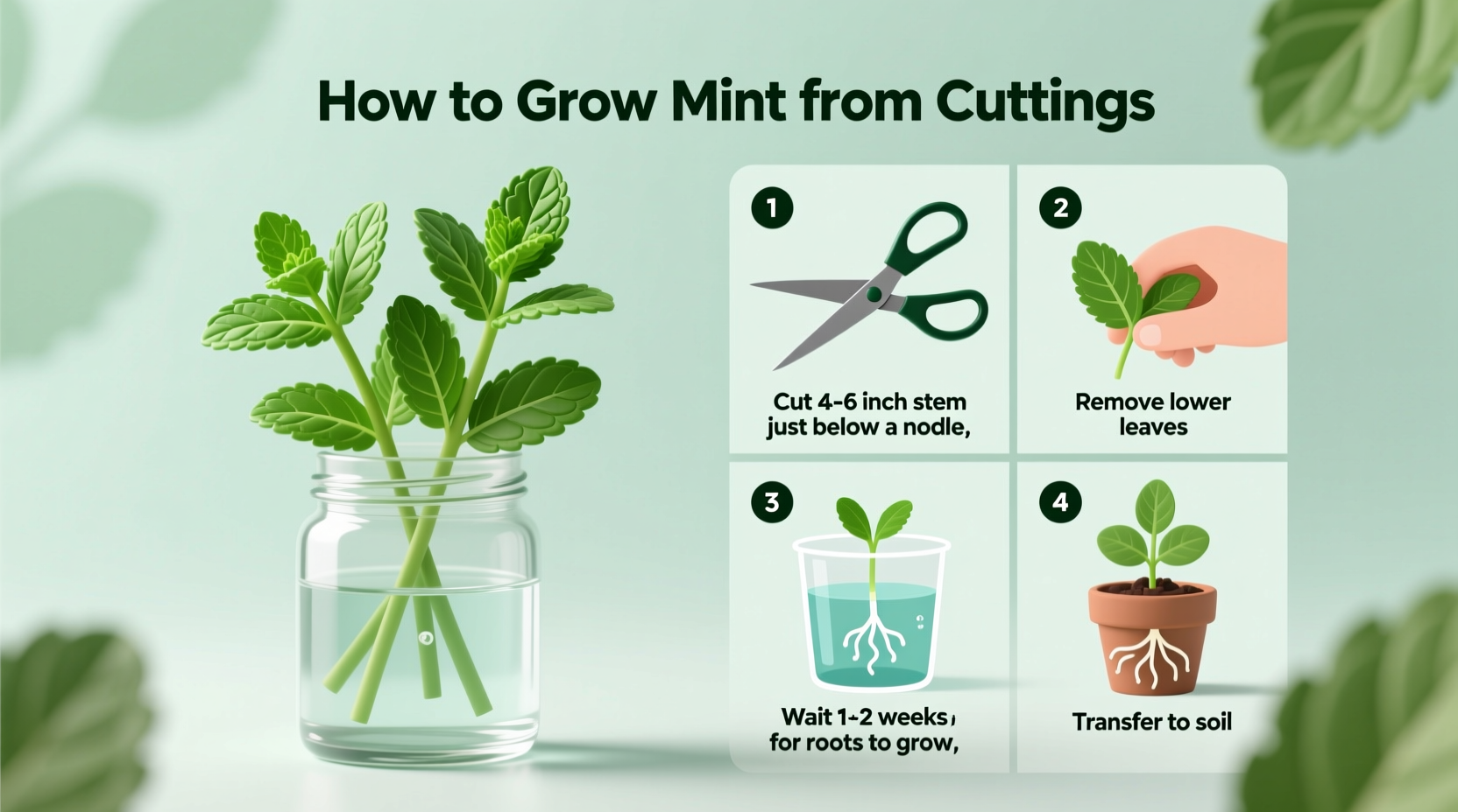 How to Grow Mint from Cuttings: Easy Step-by-Step Guide