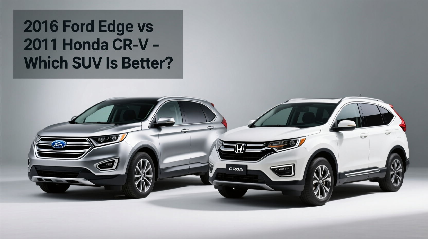 ford edge 2016 vs honda cr v 2016