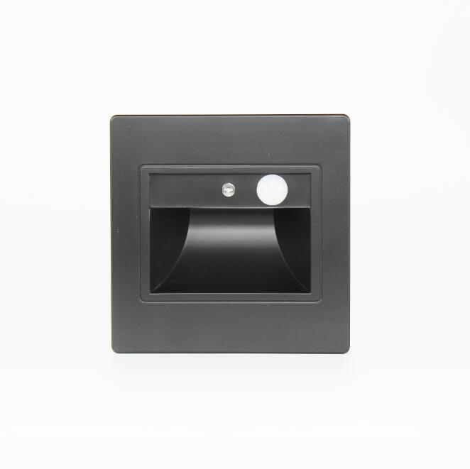 Günstiger Fabrikpreis PIR-Bewegungsmelder + Lichtsensor LED-Einbaustufenleuchte für Treppen mit Preis