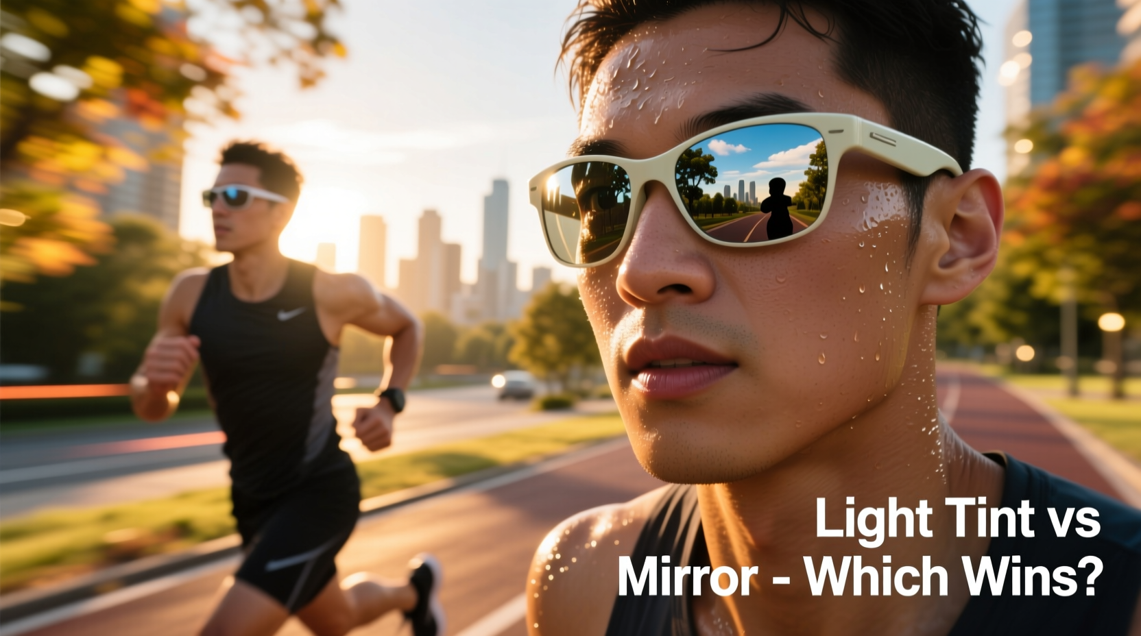 light tint or mirror sunglasses which is better for activity
