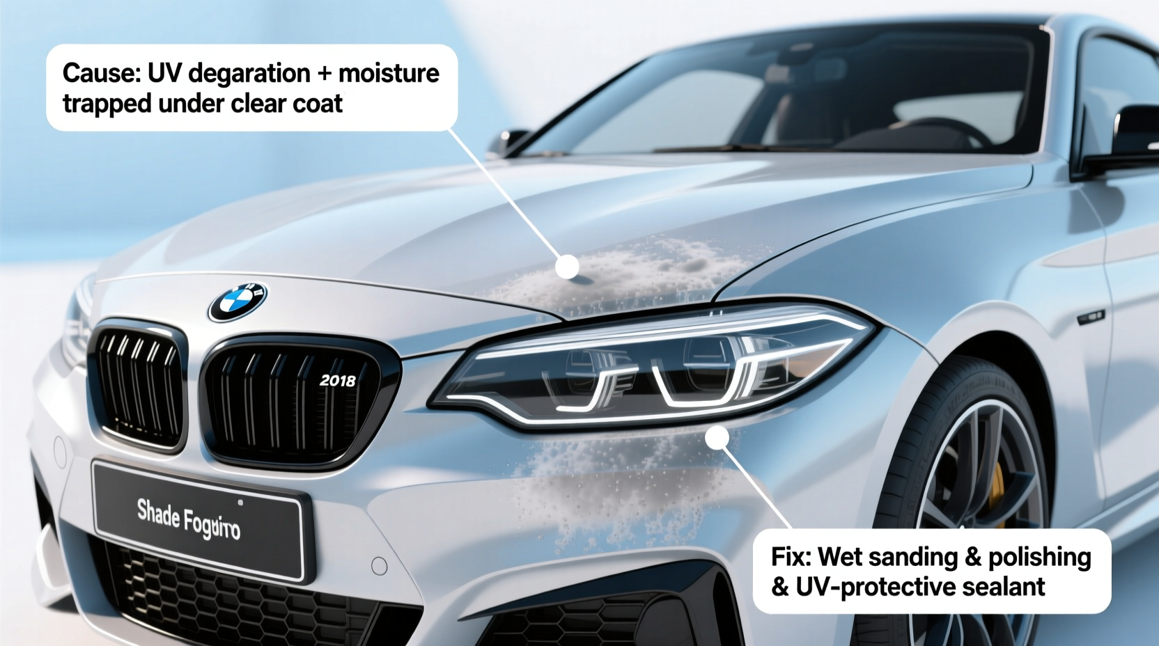bmw 2 series 2018 shade fogging static