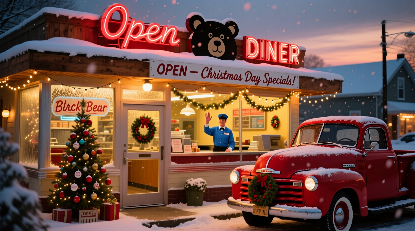 is black bear diner open on christmas