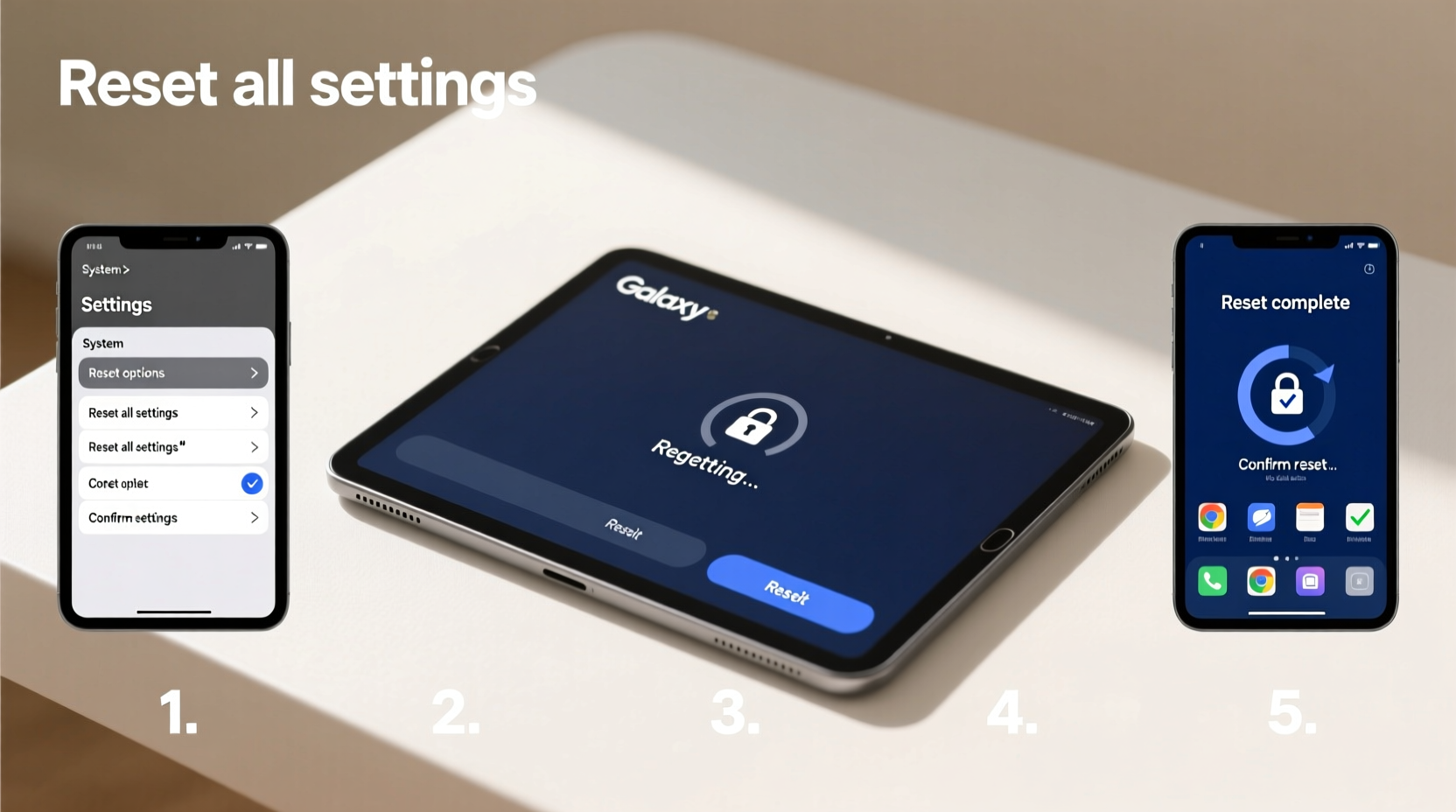 step by step guide to safely resetting your galaxy tablet without losing data