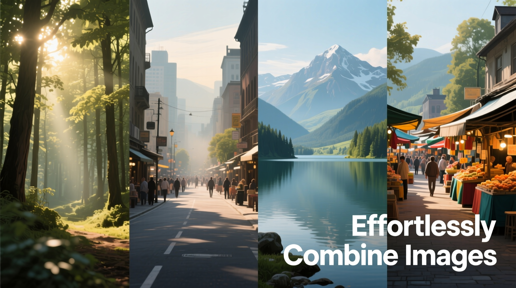 how to effortlessly combine multiple images into one seamless picture