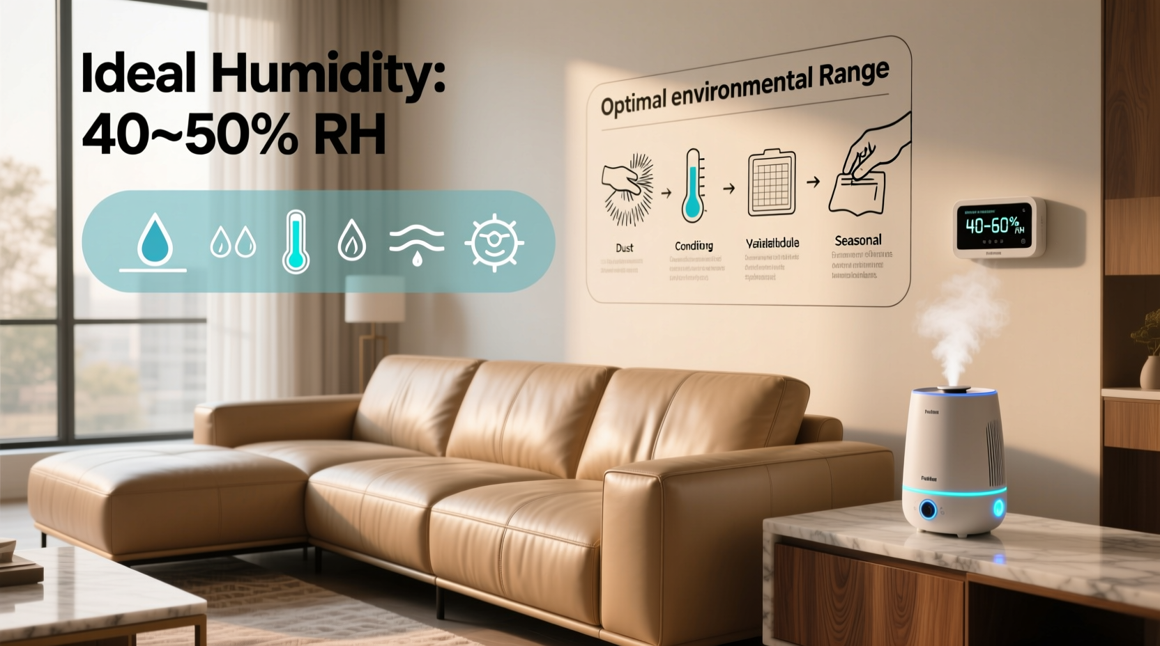 luxury sofa maintenance humidity