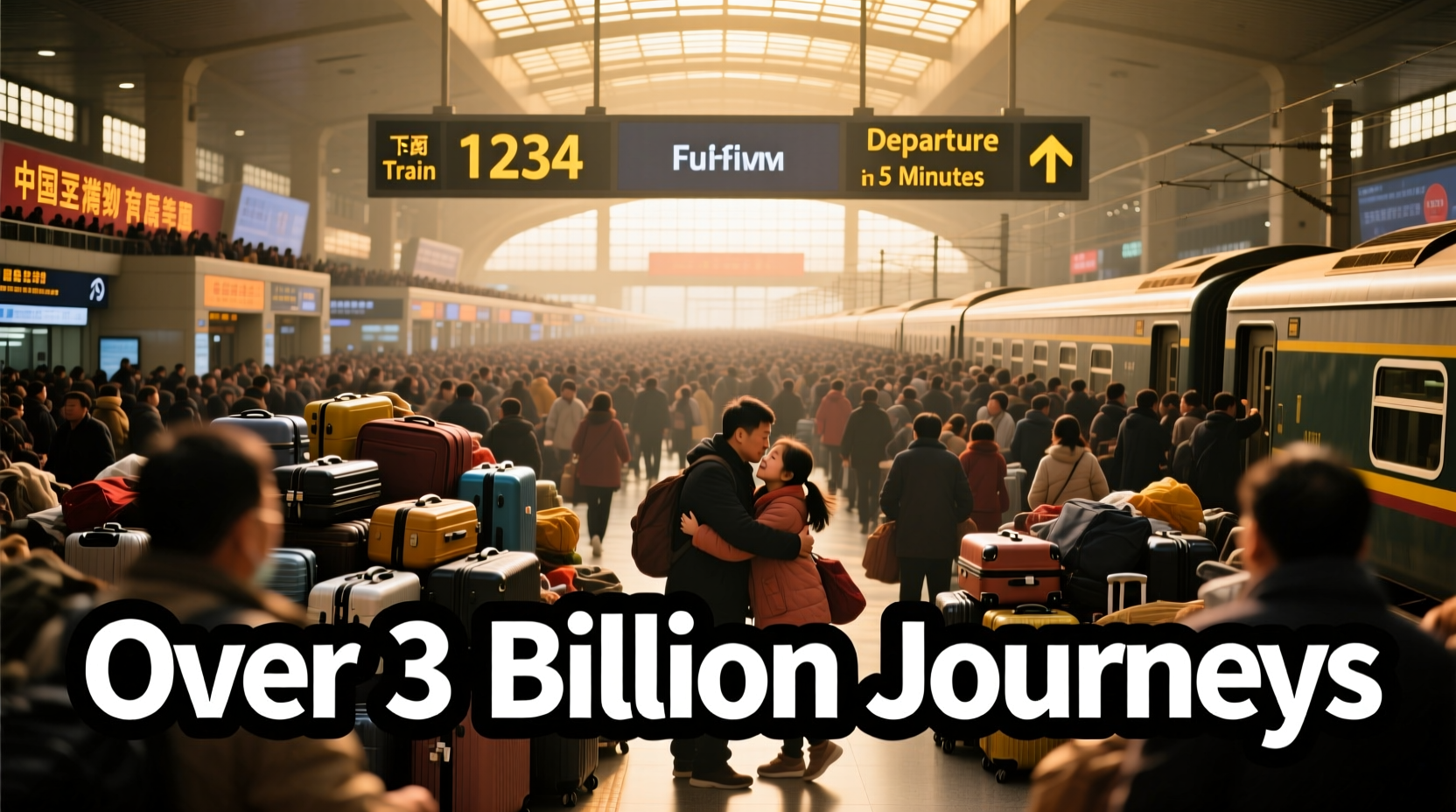 How Many Travel During Chinese New Year: Over 3 Billion Journeys