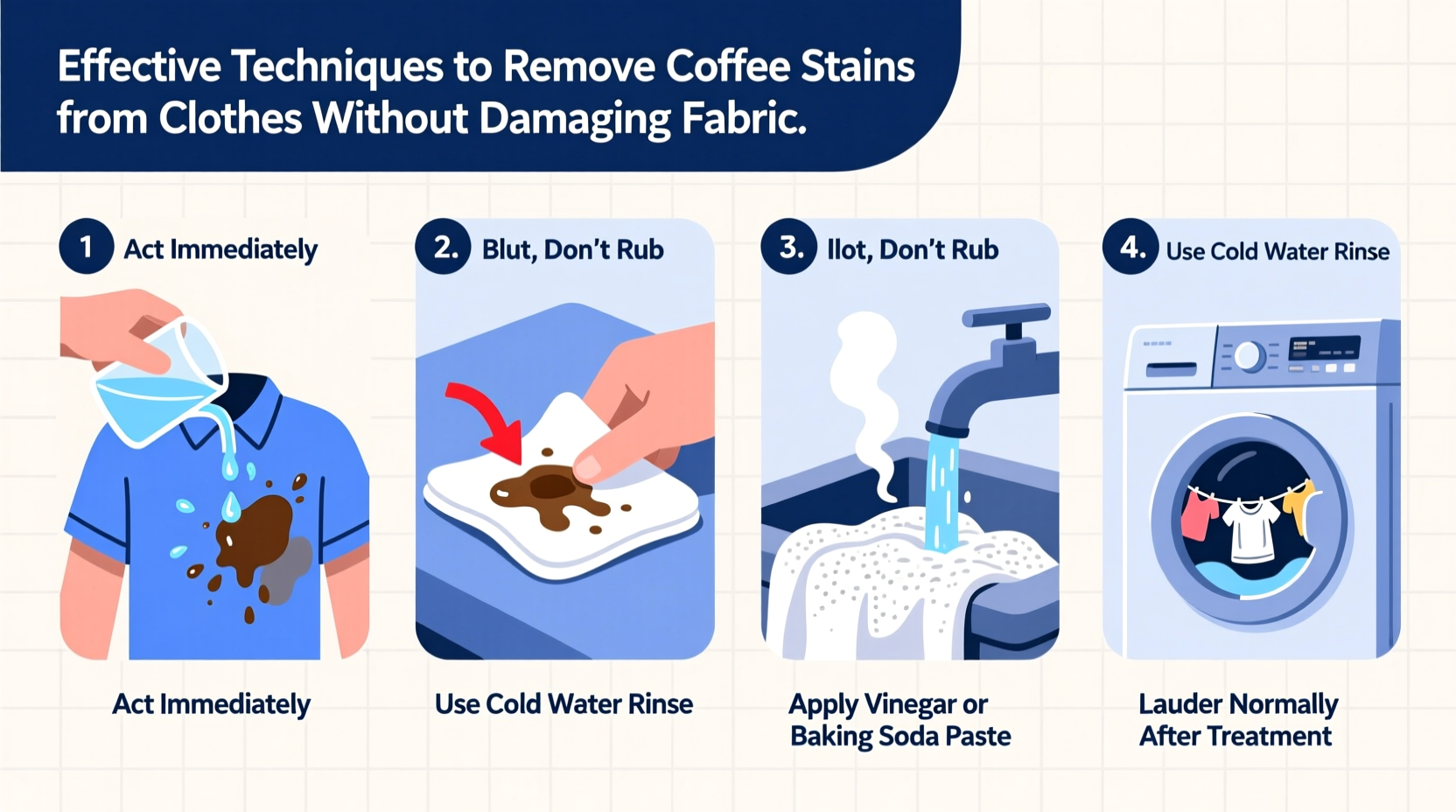 effective techniques to remove coffee stains from clothes without damaging fabric