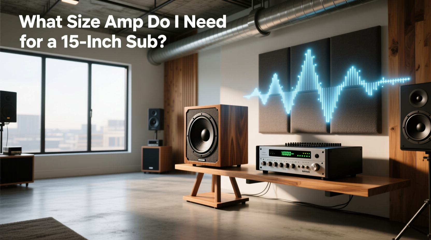 How to Choose 15 Inch Subwoofer, What Size Amp Do I Need?