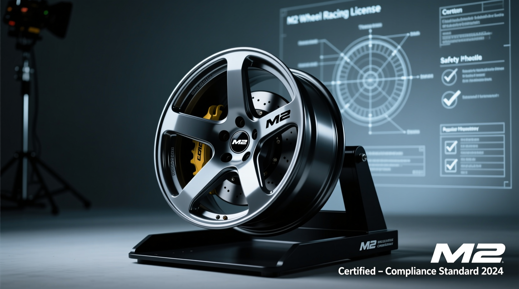 m2 wheel racing license compliance