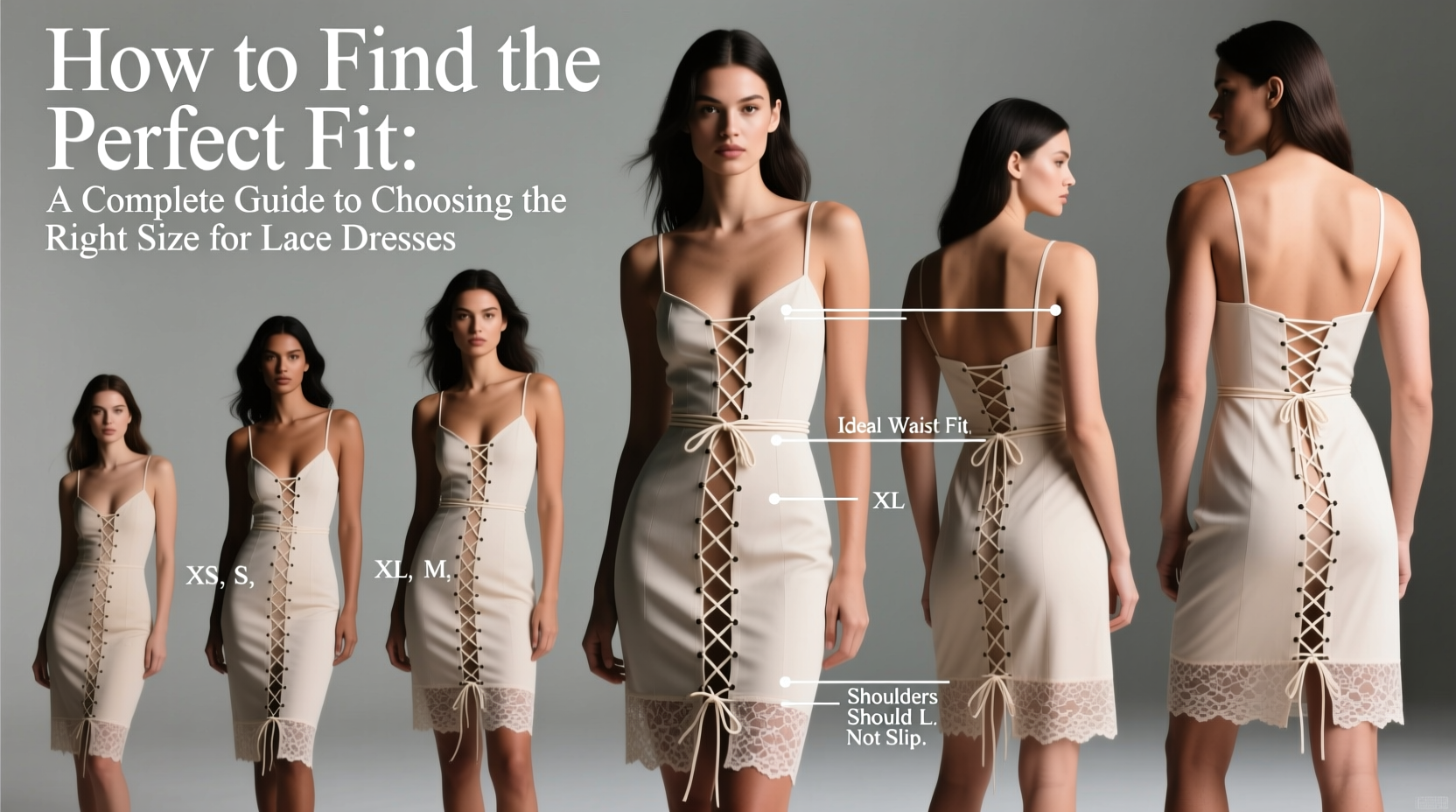 how to find the perfect fit a complete guide to choosing the right size lace up dress
