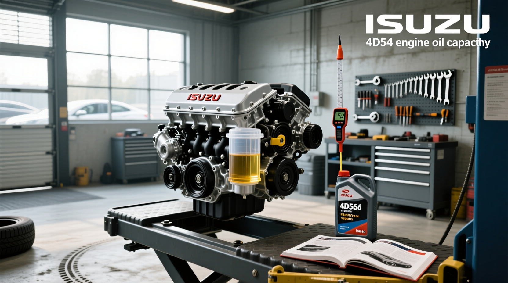 4d56 engine oil capacity guide