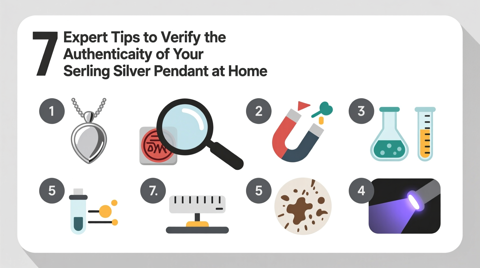 7 expert tips to verify the authenticity of your sterling silver pendant at home