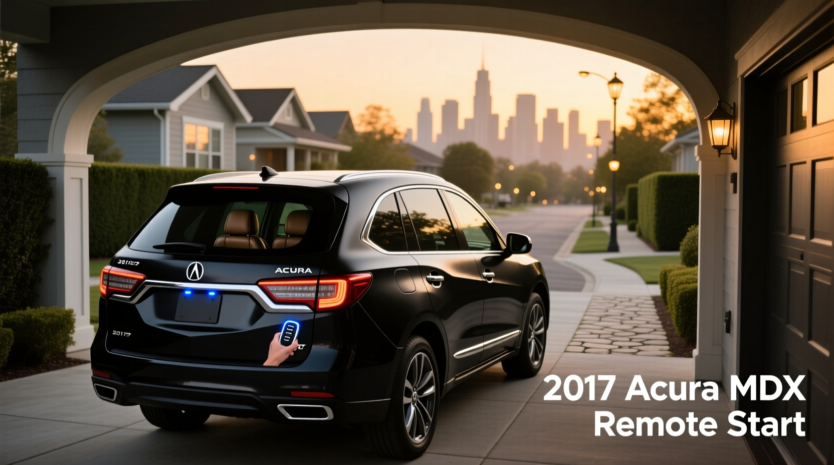 2017 acura mdx remote start guide