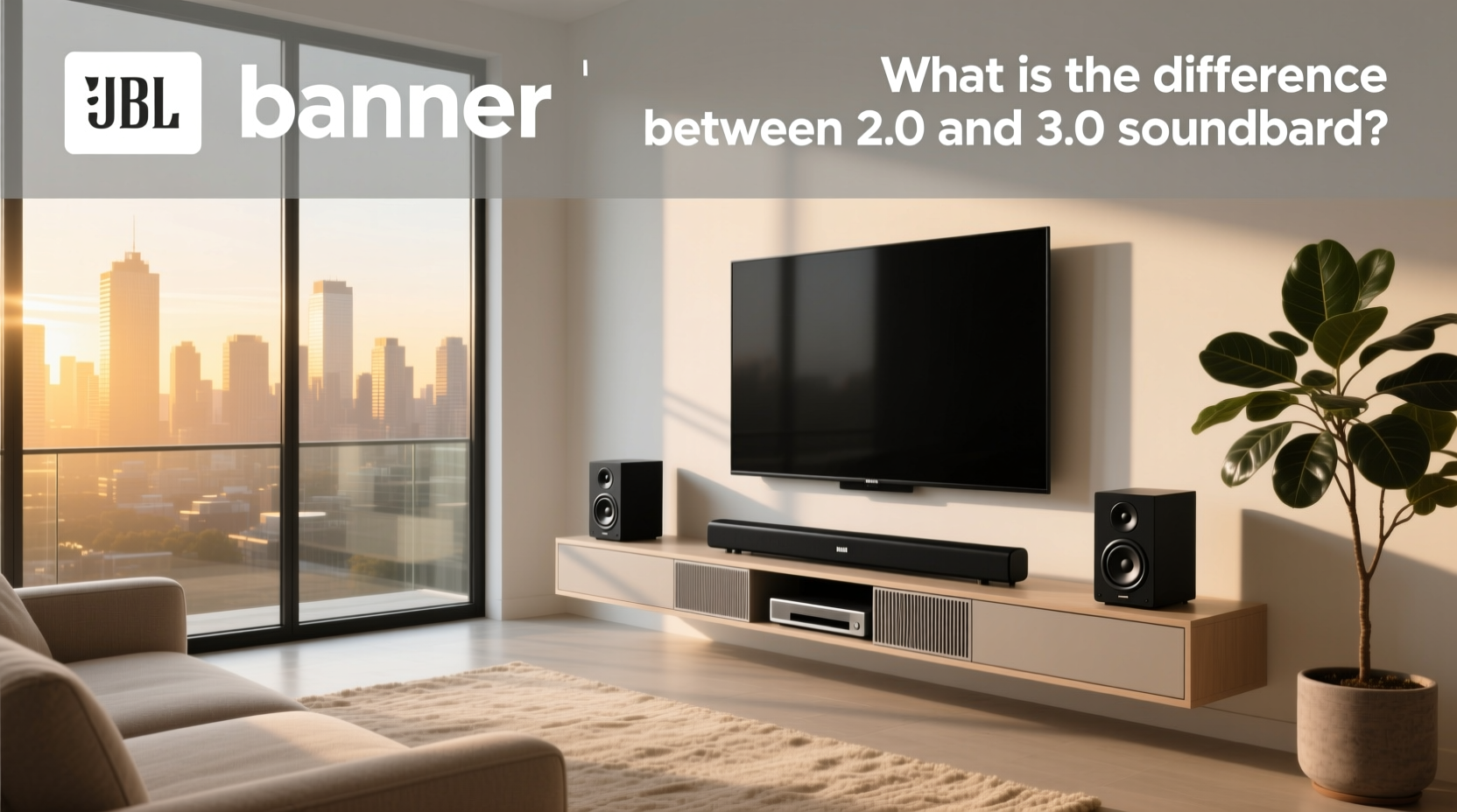 JBL Soundbar Buying Guide: How to Choose Between 2.0 and 3.0