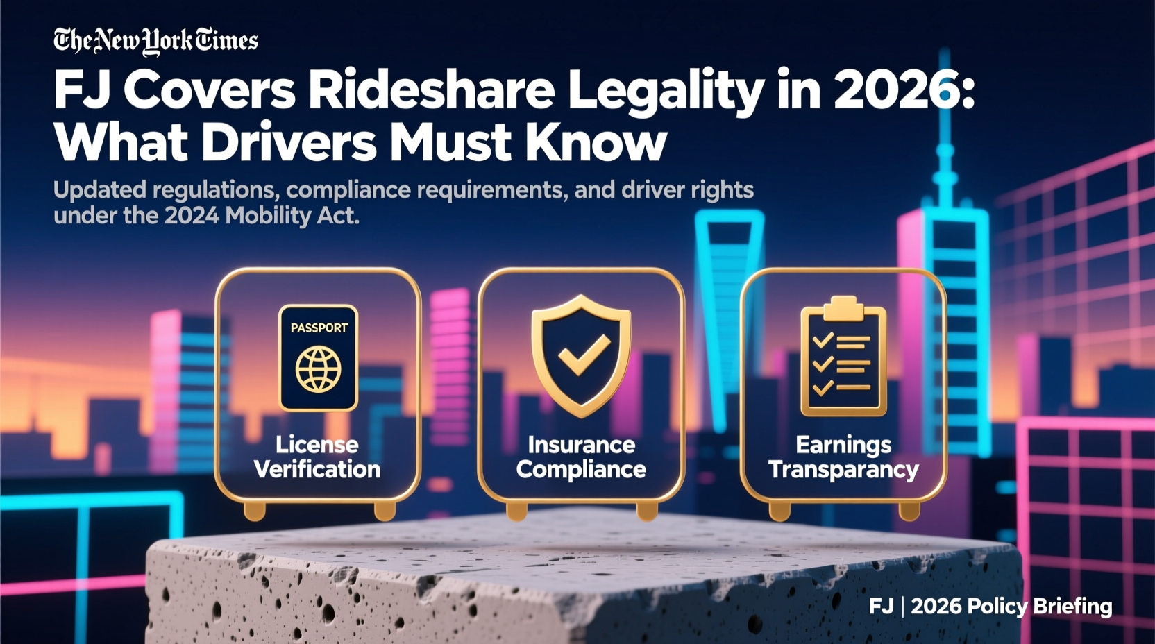 fj covers rideshare legality 2026