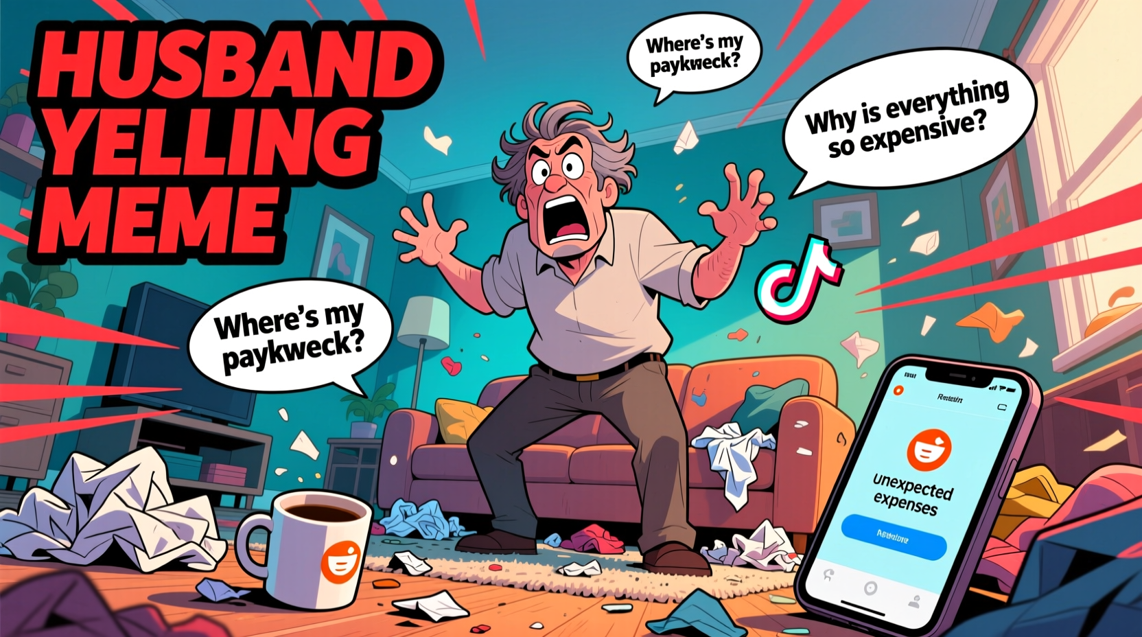 husband yelling meme exploring the trend underlying issues