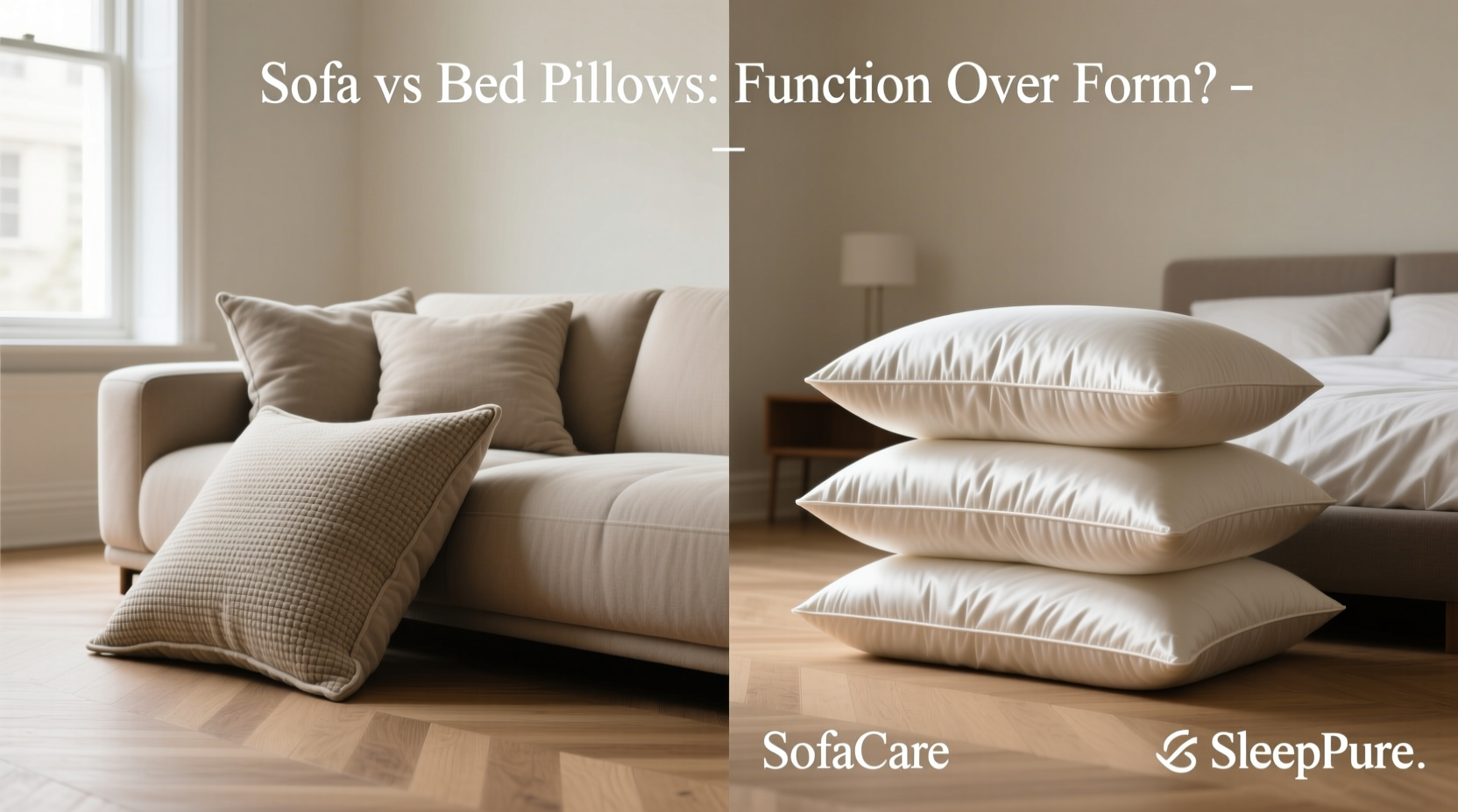 sofa vs bed pillows is there really a difference or is it just marketing