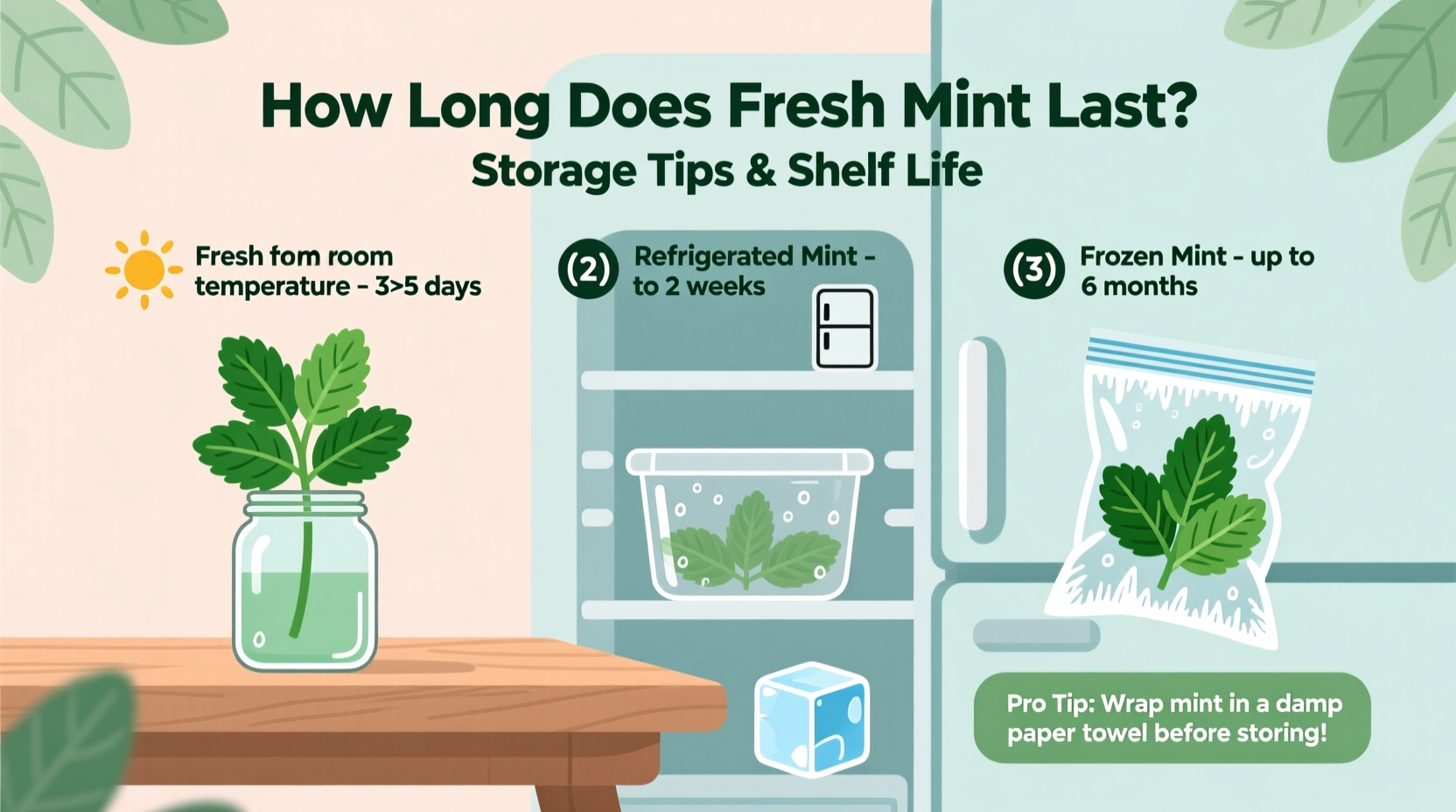 how long does fresh mint last