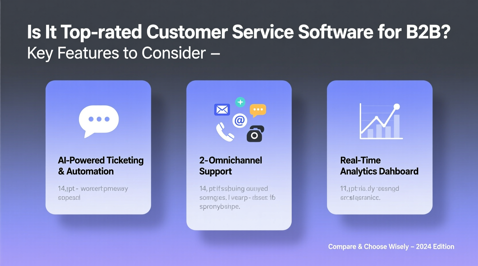Is It Top Rated Customer Service Software for B2B? Key Features to Consider