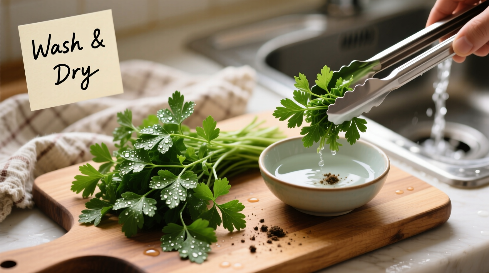 How to Clean Parsley Properly and Safely
