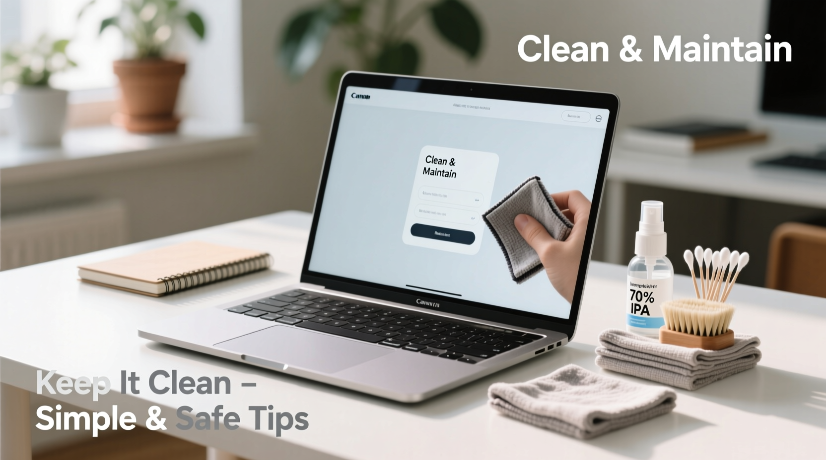 how to clean your macbook safely simple and effective tips