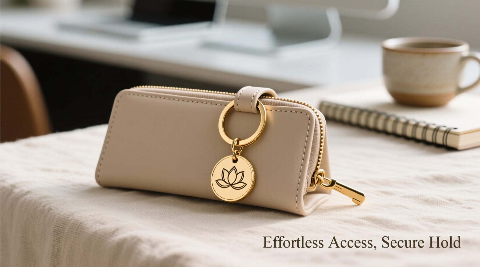 creative ways to securely attach a keychain charm to your coin purse for easy access