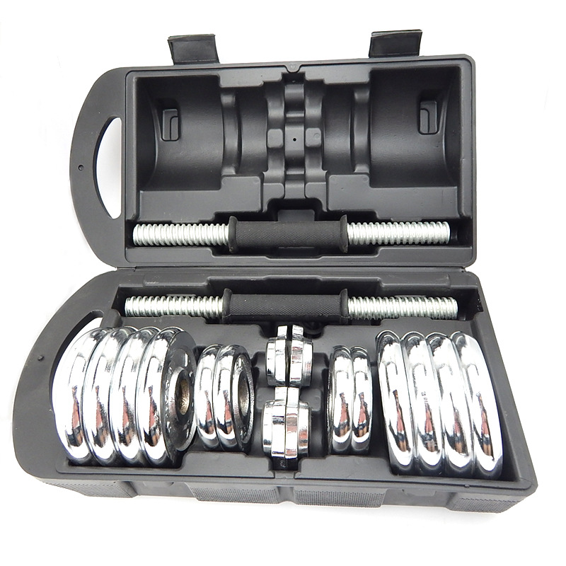 China factory supplied top quality weight iron dumbbell set rubber