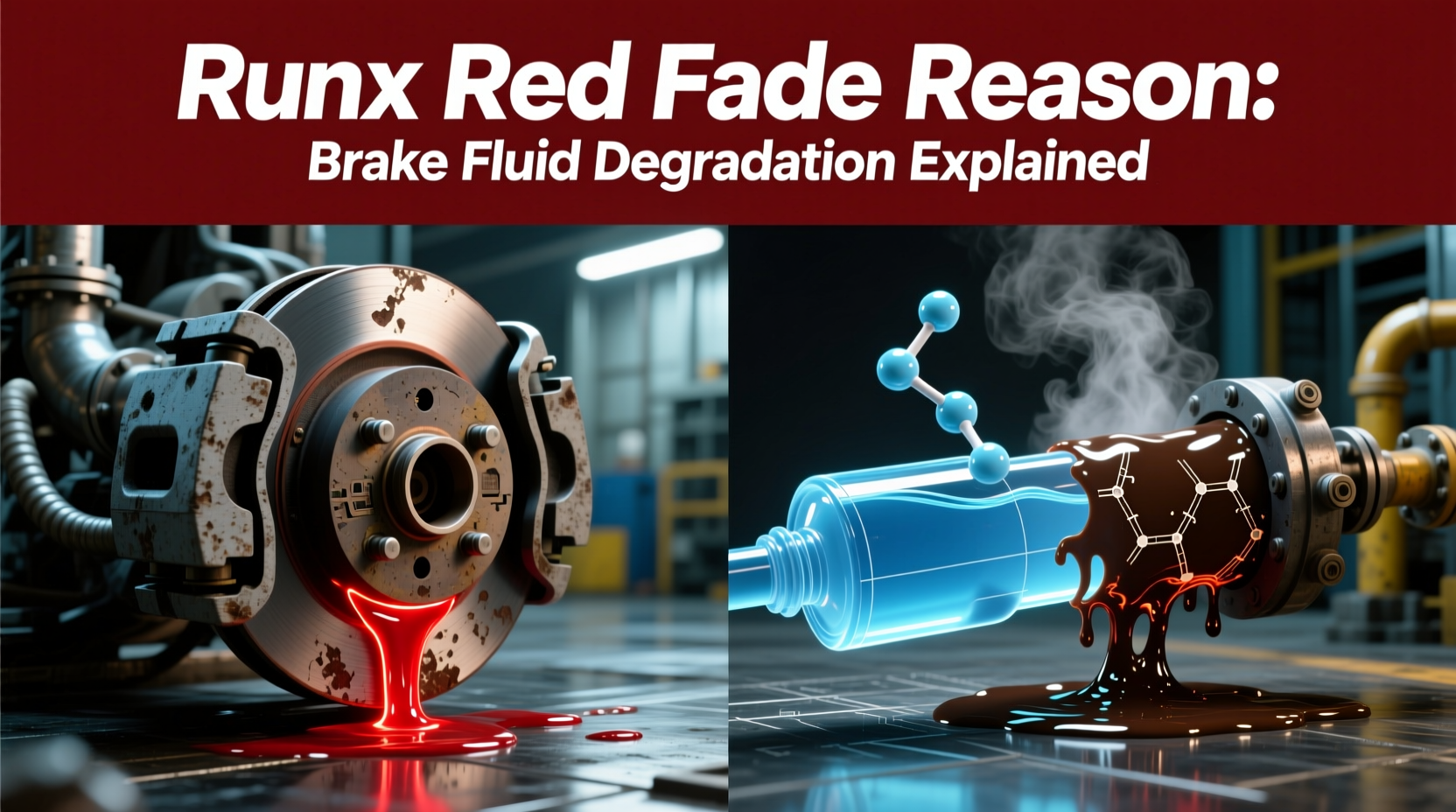Runx Rear Break System Runx Red Fade Reason: Brake Fluid Degradation Explained
