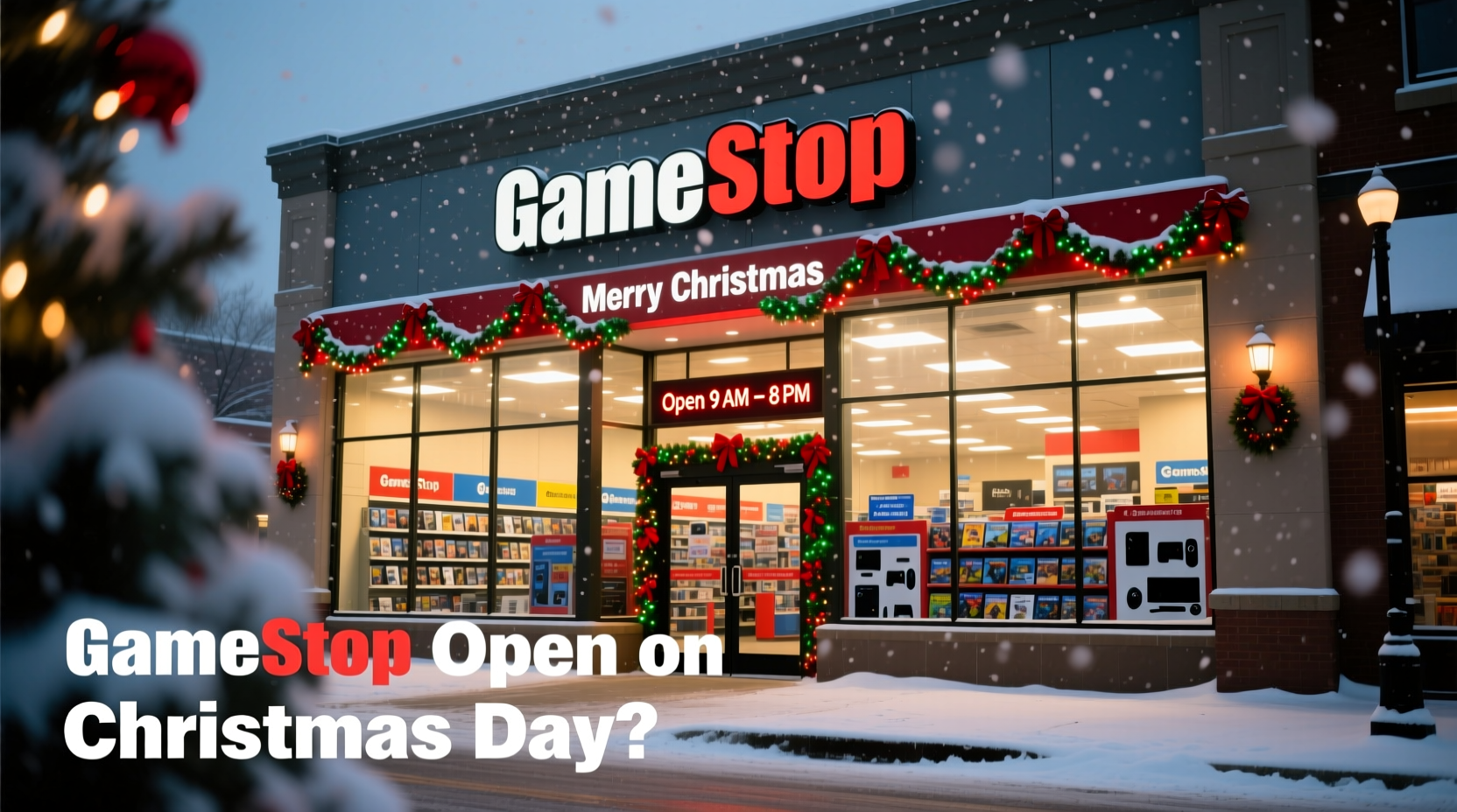 is gamestop open on christmas day